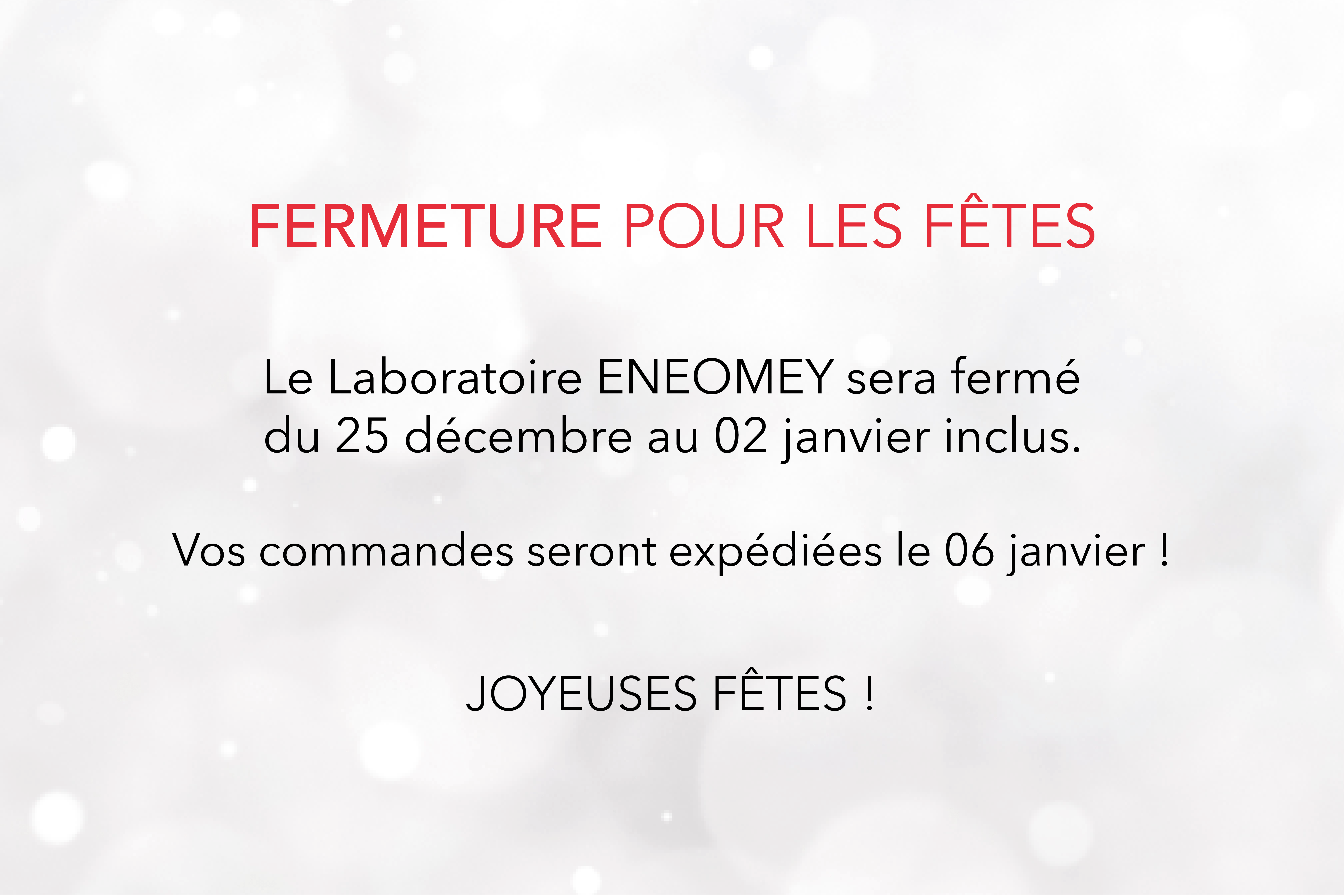Fermeture hivernale